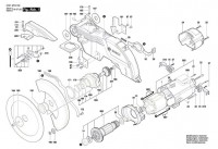 Bosch 3 601 M19 160 GCM 8 SJL Slide Mitre Saw 110 V / GB Spare Parts GCM8SJL